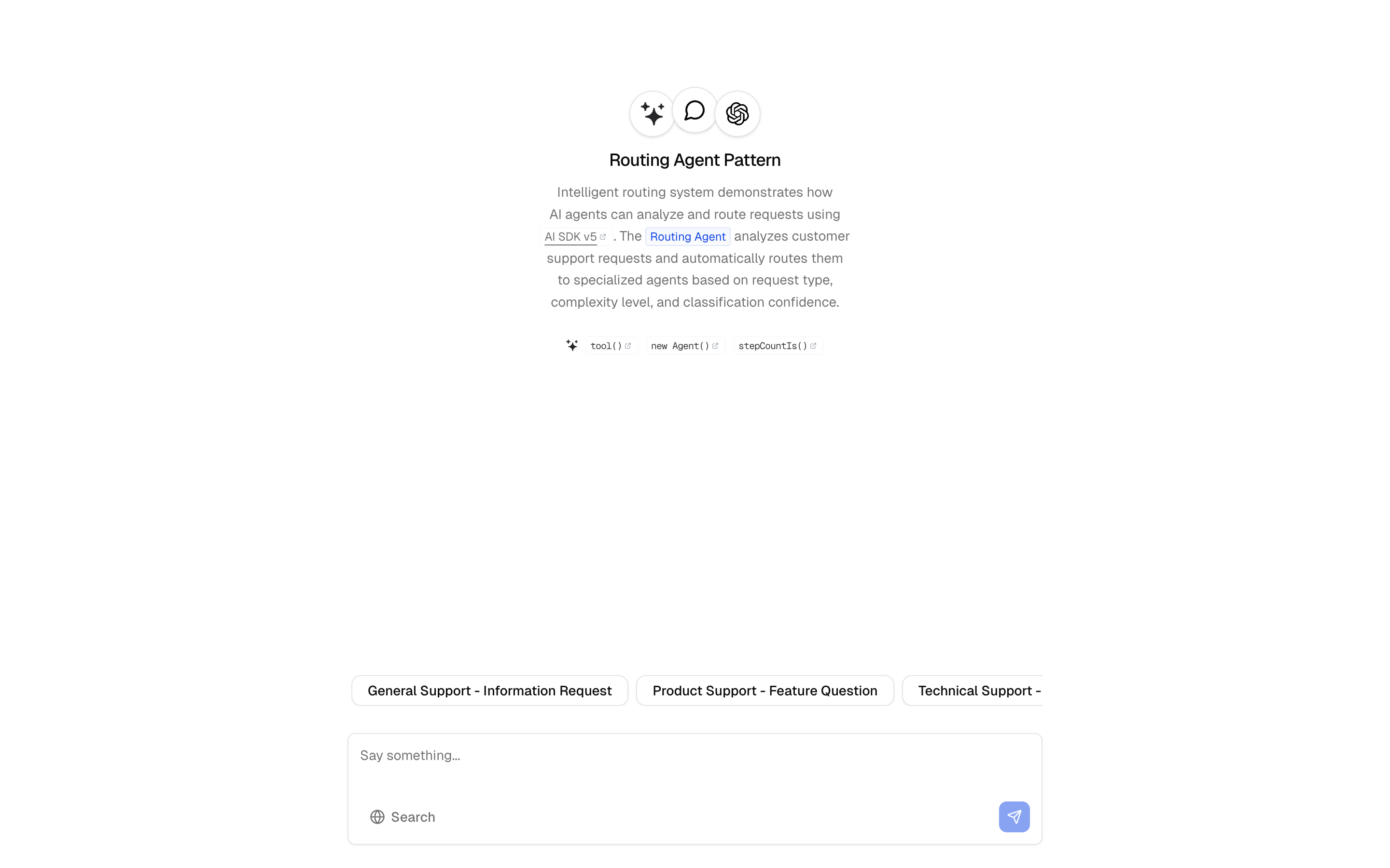 ai-agents-routing use cases example